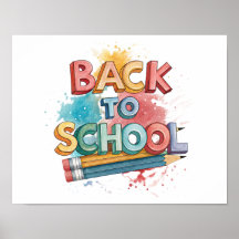 Back to School Printable Poster Sign