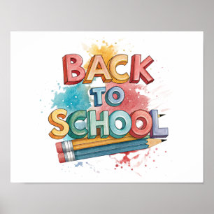 Back to School Printable Poster Sign