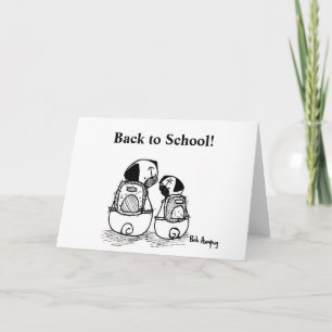 Back to School Pugs Card