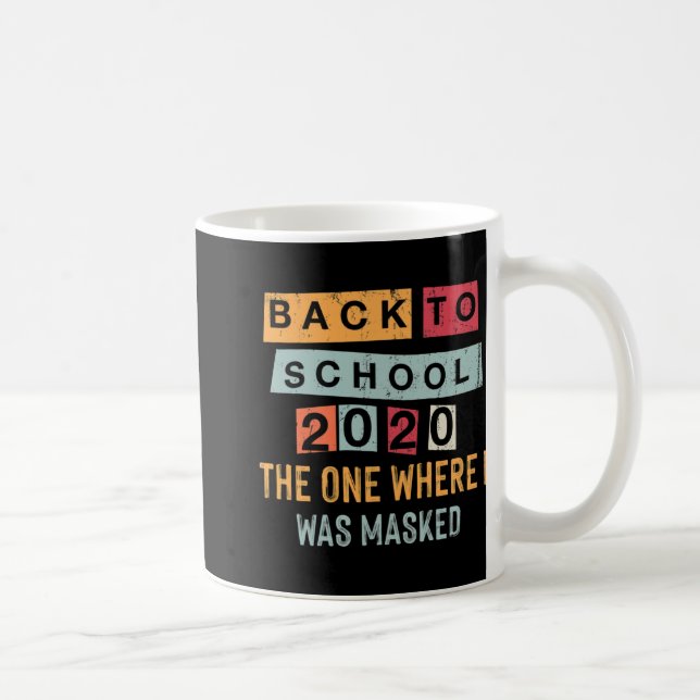 Back To School Quarantined Work From Home  Coffee Mug (Right)