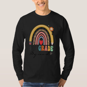 Back To School Rainbow 6th Sixth Grade Squad Teach T-Shirt