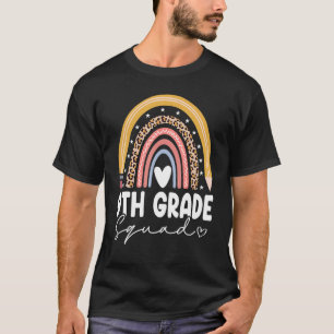 Back To School Rainbow 9th Ninth Grade Squad For T T-Shirt