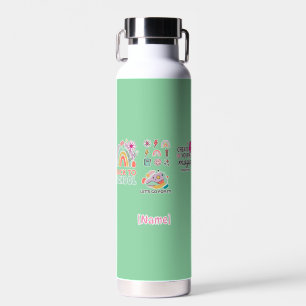 Back to School Rainbow Water Bottle