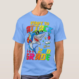 Back To School Ready To Attack First Day Kids (38) T-Shirt