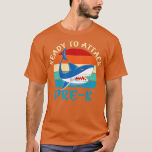 Back to school-ready to attack pre-k T-Shirt