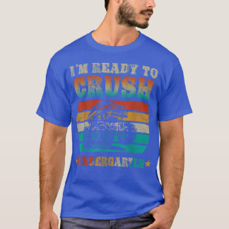 Back To School Ready To Crush Kindergarten Monster T-Shirt