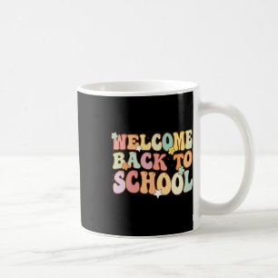 Back To School Retro First Day Of School Teacher Coffee Mug