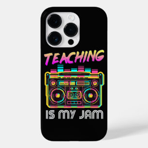 Back to School Retro Teaching is My Jam 80s Case-Mate iPhone 14 Pro Case