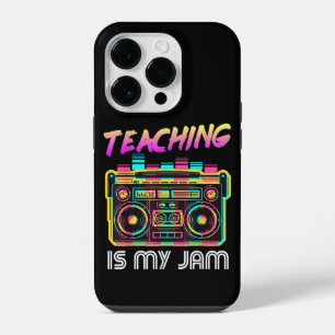 Back to School Retro Teaching is My Jam 80s iPhone 14 Pro Case