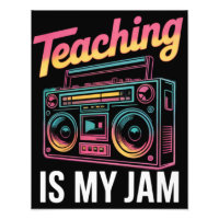 Back to School Retro Teaching is My Jam 80s 