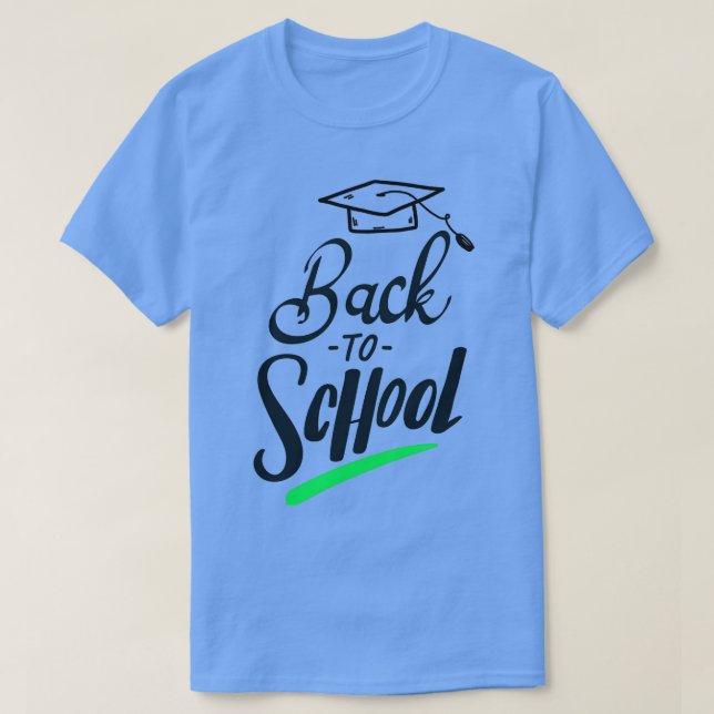 Back to school school bus personalised school bus  T-Shirt (Design Front)
