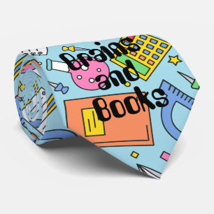 Back to school. School theme Tie
