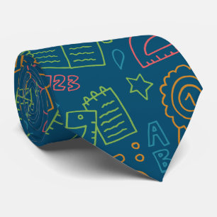 Back to school. School theme  Tie