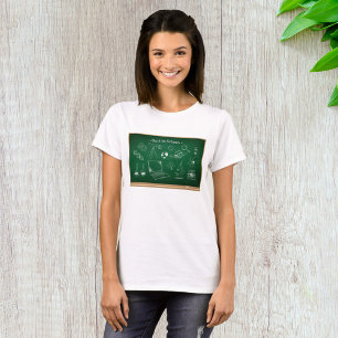 Back to School Science Chalkboard Education  T-Shirt