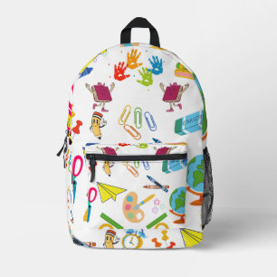 Back-to-School Season  Printed Backpack