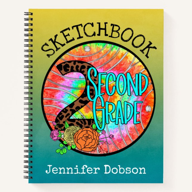 Back to school second grade notebook (Front)