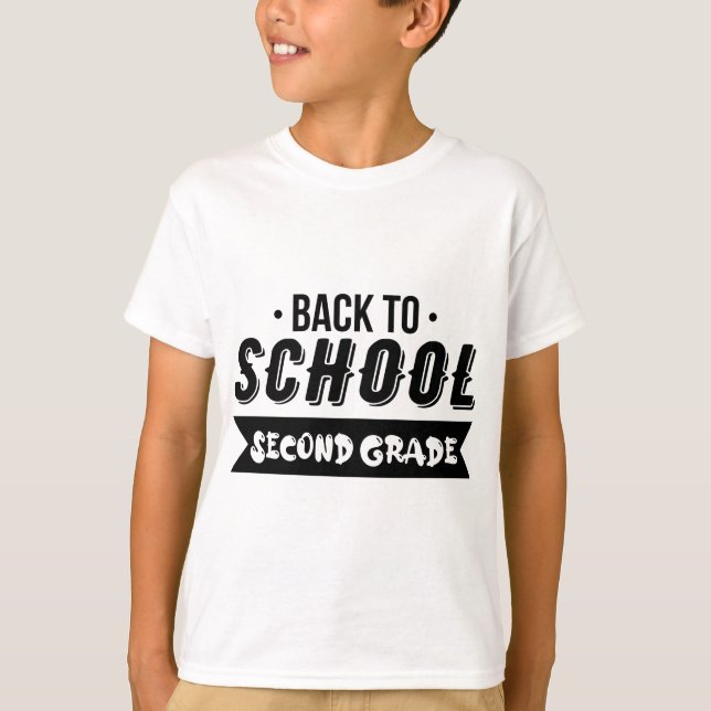 back to school second grade T-Shirt (Front)