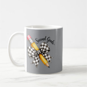 Back To School Second Grade Teacher Coquette Coffee Mug