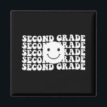 Back to School Second Grade Teacher Magnet<br><div class="desc">Second Grade Shirt,  Second Grade Teacher Shirt,  2nd Grade Teacher Shirt,  Grade 2 Teacher Shirt,  Second Grade Teacher Gift,  2nd Grade Tees</div>