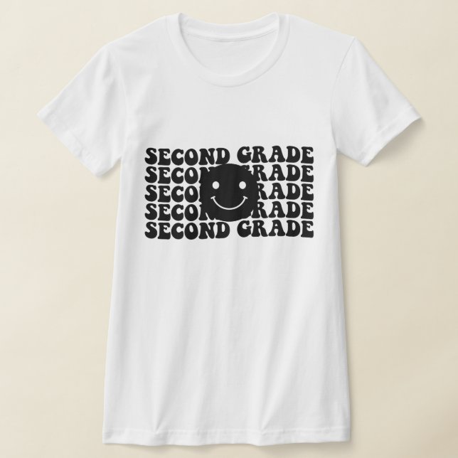 Back to School Second Grade Teacher T-Shirt (Laydown)