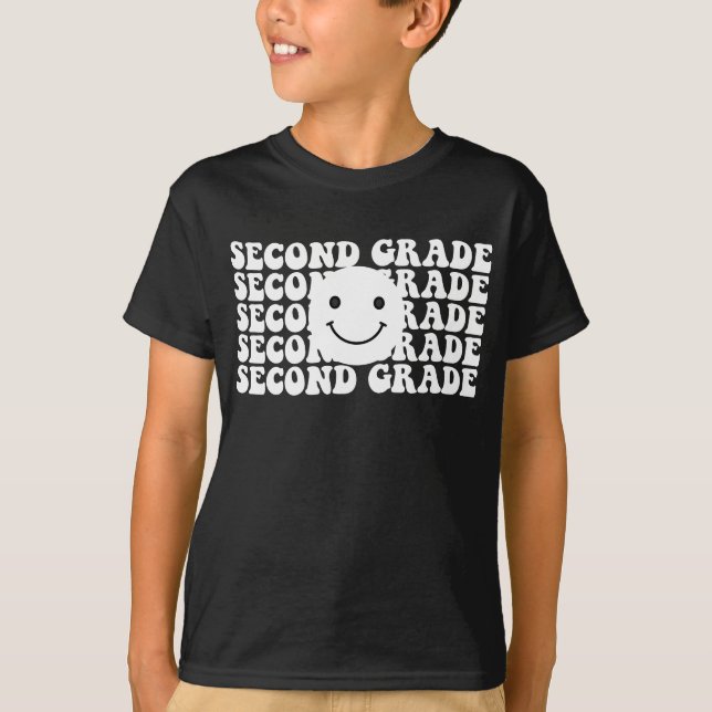 Back to School Second Grade Teacher T-Shirt (Front)