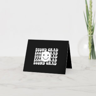 Back to School Second Grade Teacher Thank You Card