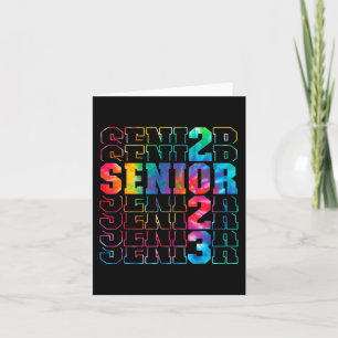 Back To School Senior 2023 Graduation or First Day Card