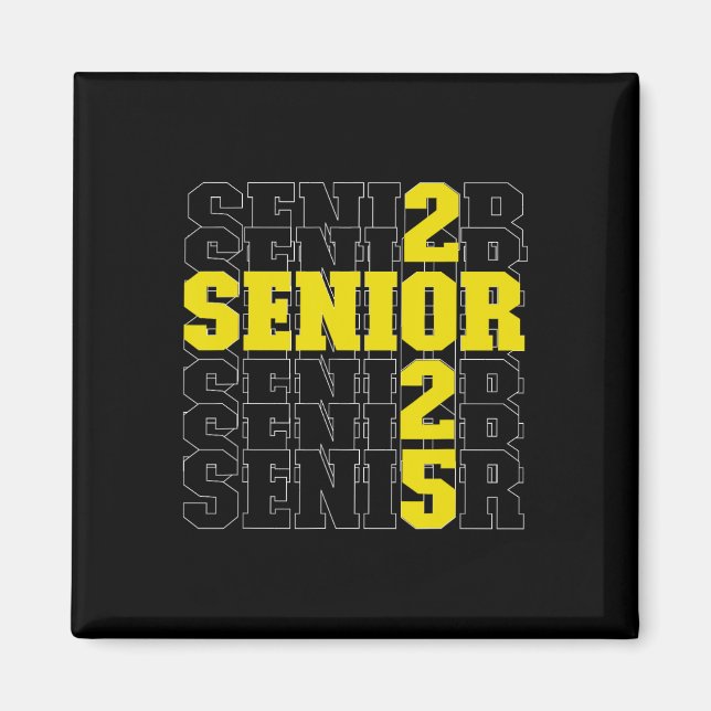 Back To School Senior 2025  Magnet (Front)