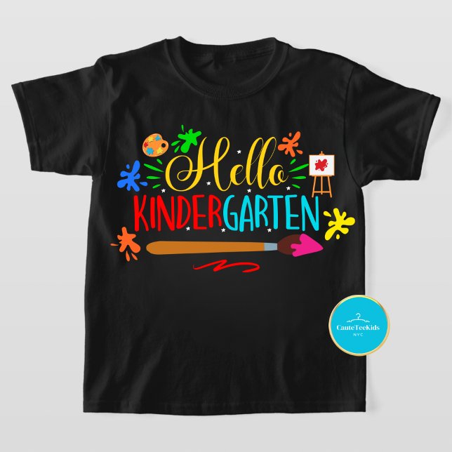 Back to School Shirt | Hello Kindergarten T-Shirt (Creator Uploaded)