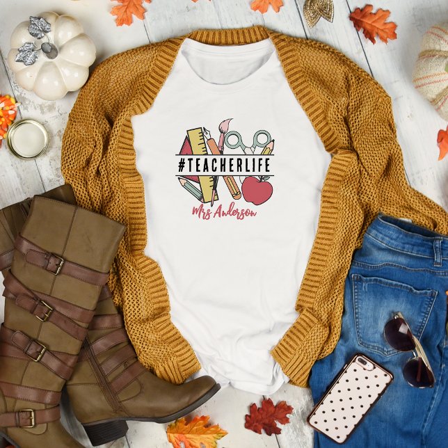 Back to School Shirts for Teachers #teacherlife (Creator Uploaded)