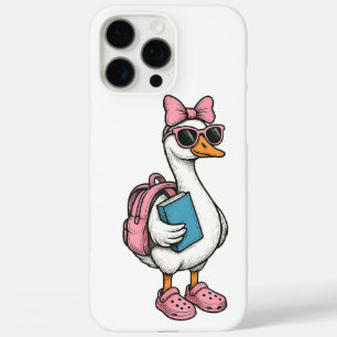 Back To School Silly Goose Girls Kids iPhone 16 Pro Max Case