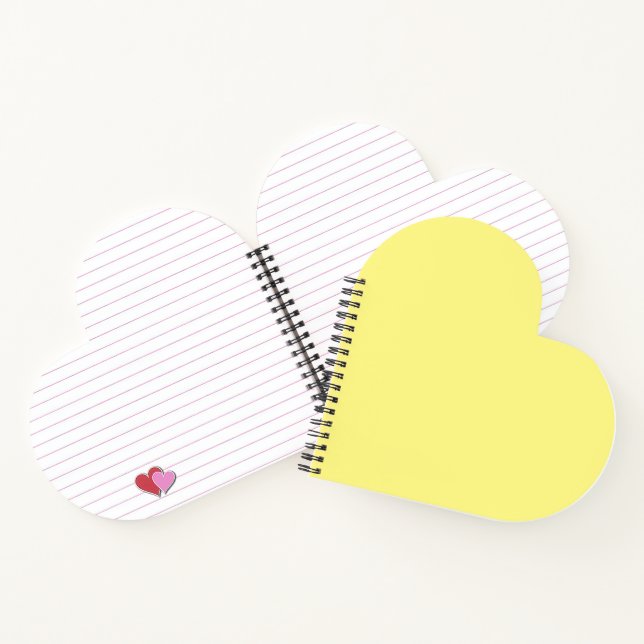 Back To School, Simple Light Yellow Authority®  Notebook (Inside)