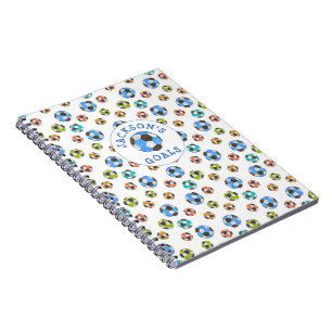 Back to School Soccer Custom Notebook