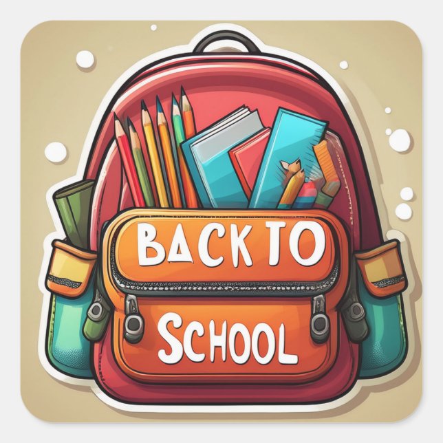 Back to School - Sticker (Front)