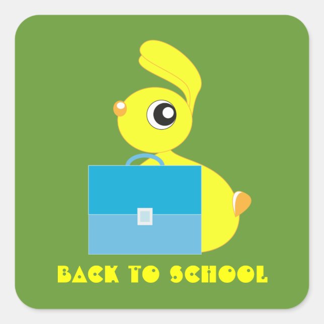 Back to school Sticker (Front)