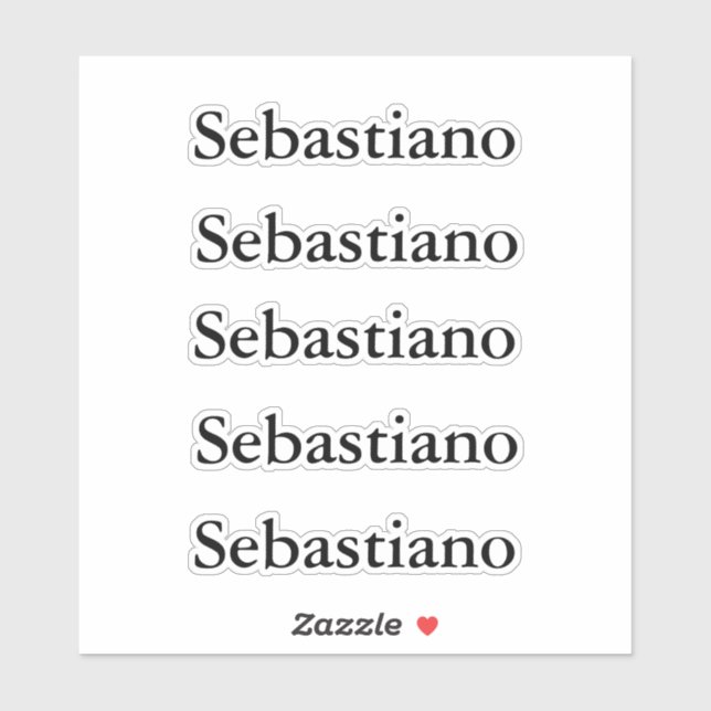 Back to school sticker black name label (Sheet)