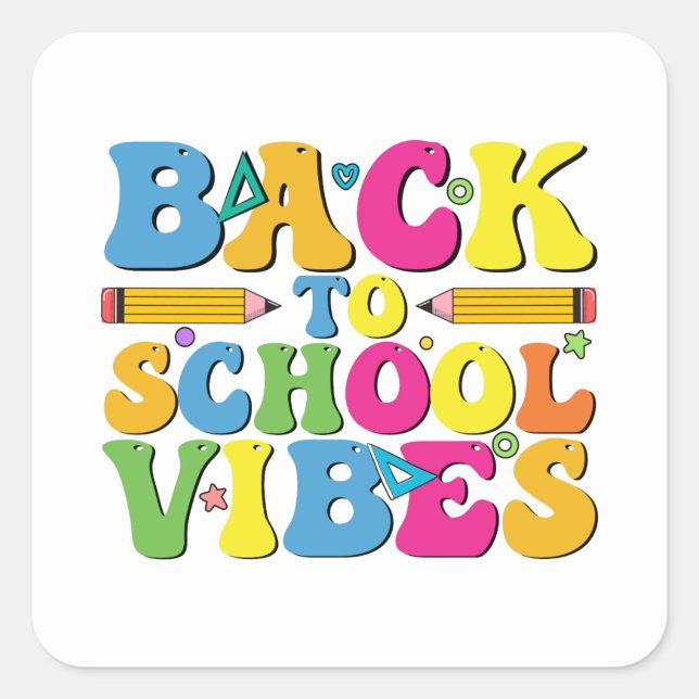 Back to School Stickers (🌟 Learning looks better with these cheerful vibes!)