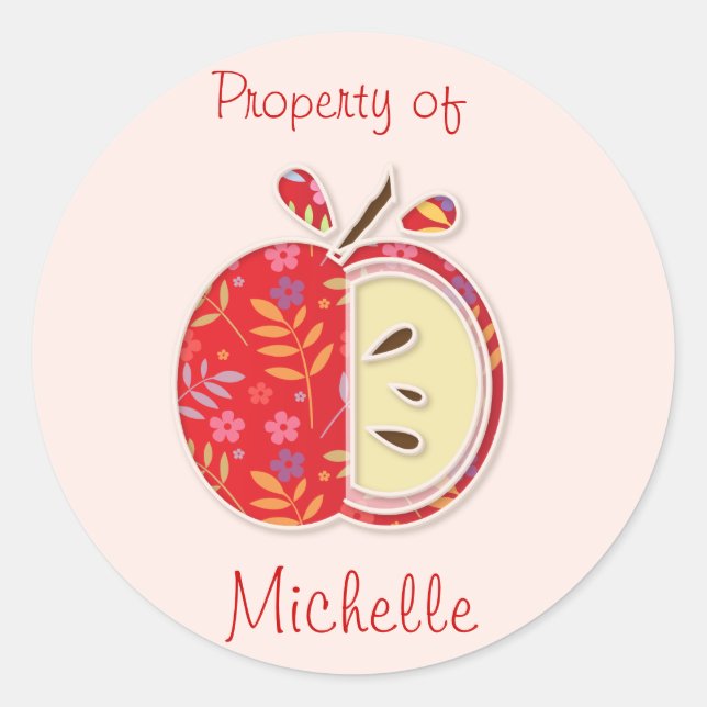 Back to School Stickers (Property of ) (Front)