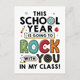 Back to School Student Encouragement Postcard