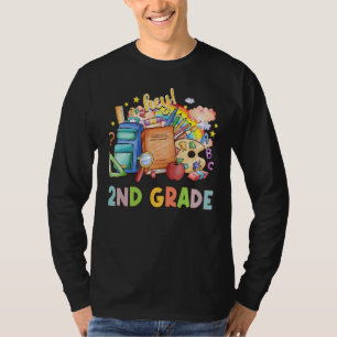 Back To School Students Teacher Hey 2nd Second Gra T-Shirt
