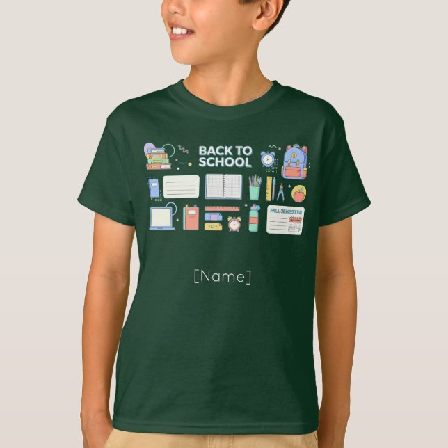 Back to School Supplies T-Shirt (Front)