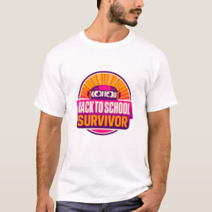 Back to School Survivor Retro Bus T-Shirt