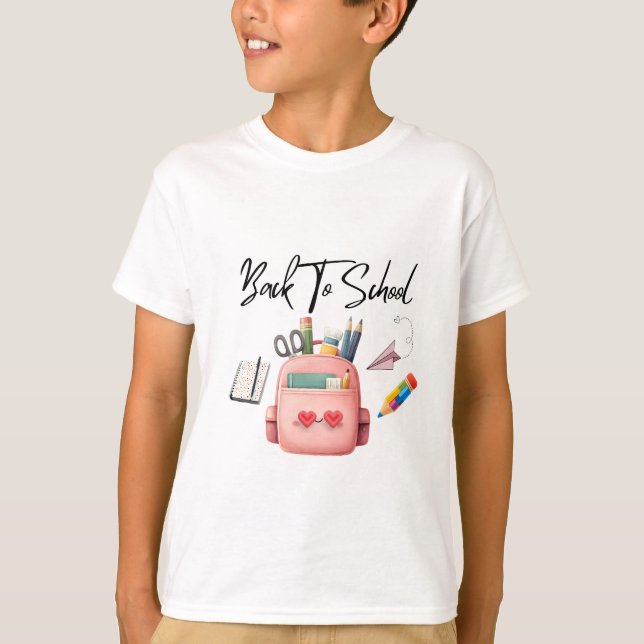 Back to school T-Shirt  Kawaii illustrations (Front)