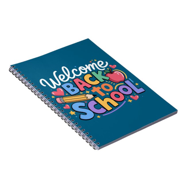 Back to School Teacher First Day of School Funny Notebook (Right Side)