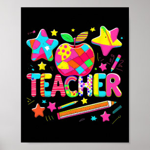 Back To School Teacher Life Inspirational Teach Lo Poster