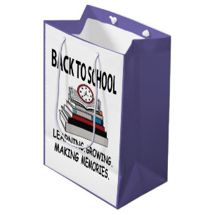 Back To School Teacher Student  Medium Gift Bag