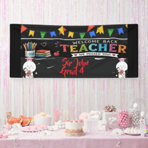 Back to School Teacher Welcome Banner Personaliz