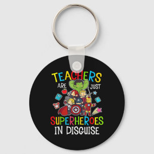 Back To School Teachers Are Superheroes Gifts Key Ring
