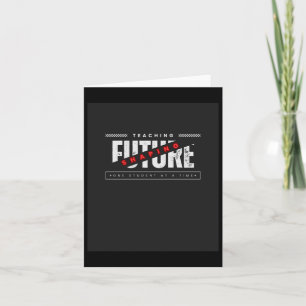 Back To School Teaching Shaping Future Sticker Card