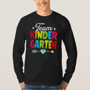 Back To School Team Kindergarten Teacher Cute Firs T-Shirt